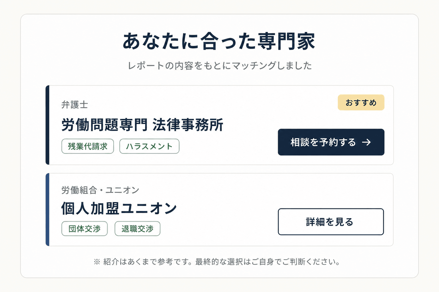 STEP4 専門家に相談する — ムリカモ